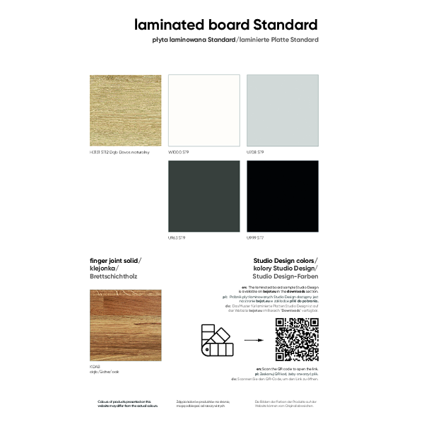 laminierte Platte Standard - sampler 2025-03